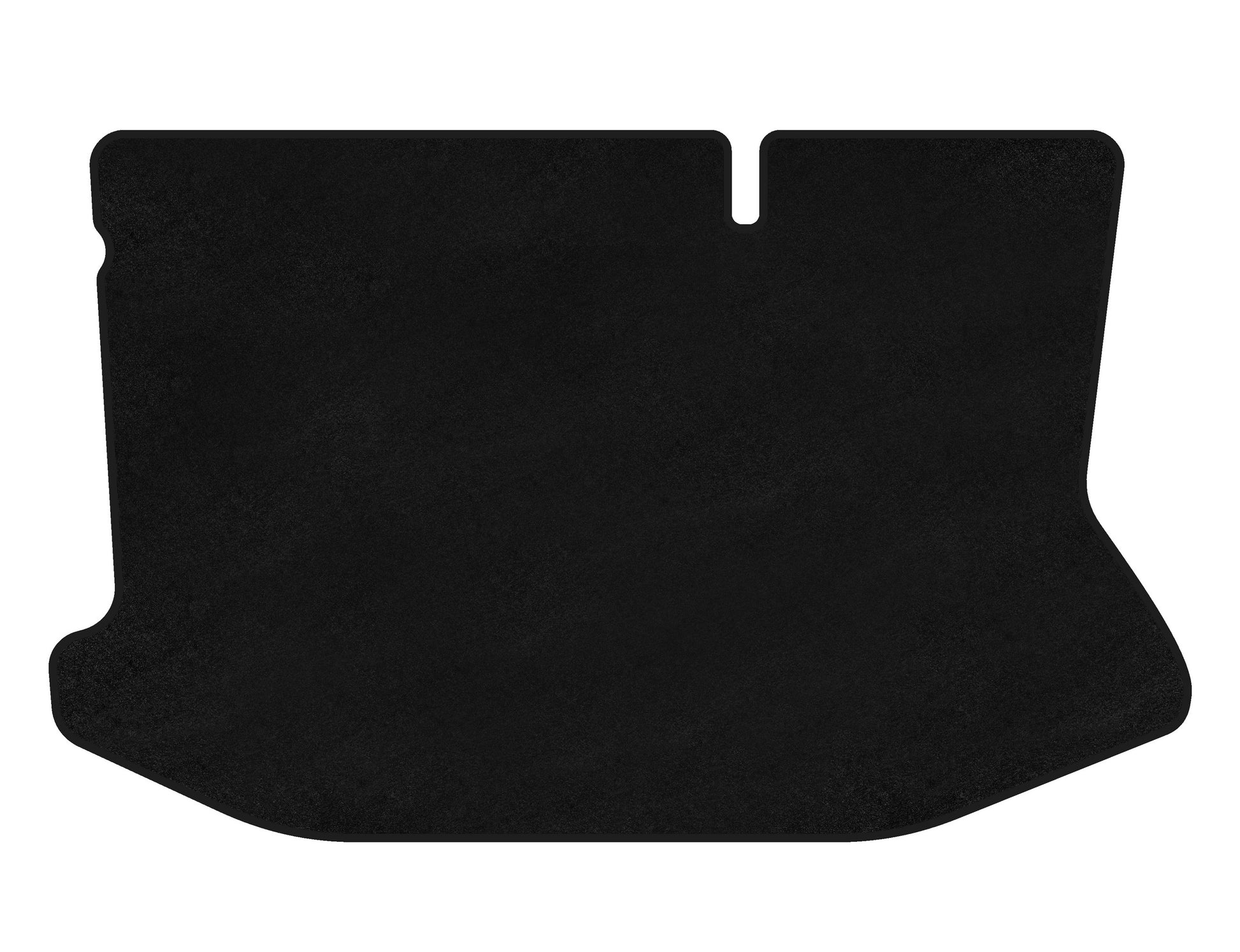 Trunk Mat Textile Premium v2 (Black) for Ford Fiesta 2017- - image 1