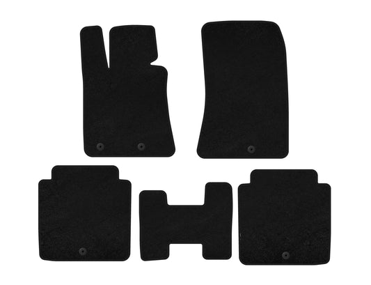Textile Floor Mats Classic (black) for Hyundai Equus 2009-2016 - image 1