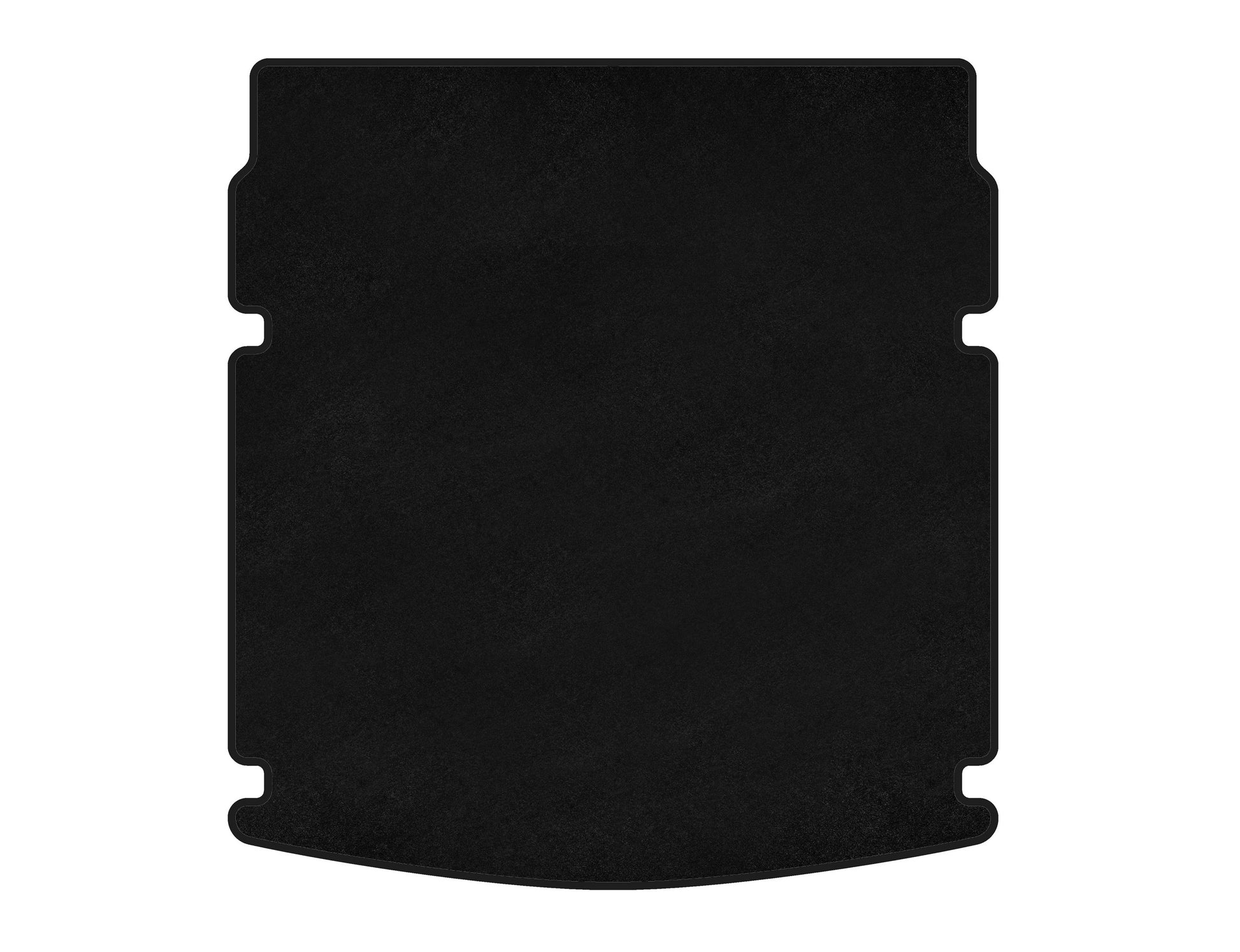 Trunk mat textile Premium V-1 (Coupe, Black) for Audi A5 2007-2015 - image 1