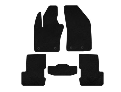 Textile Floor Mats Premium V-2 (Black) for Jeep Renegade 2014- - image 1