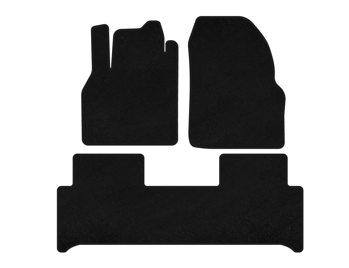 Textile Floor Mats Classic (Black) for Renault Scenic/Grand 2003-2009 - image 1