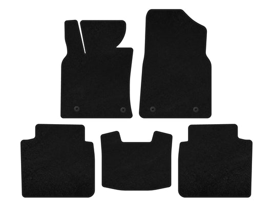 Textile Floor Mats Premium (SD, Black) for Lexus ES 2018- - image 1