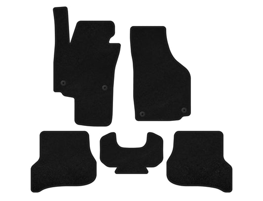 Textile Floor Mats Premium (Black) for Seat Altea 2004-2015 - image 1