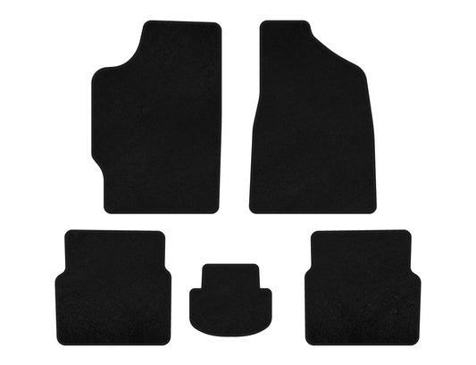 Textile Floor Mats Premium (SD, Black) for Audi 80 1978-1986 - image 2