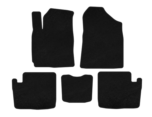Premium textile floor mats (2005-2009, Black) for Chery Tiggo 1 - image 1