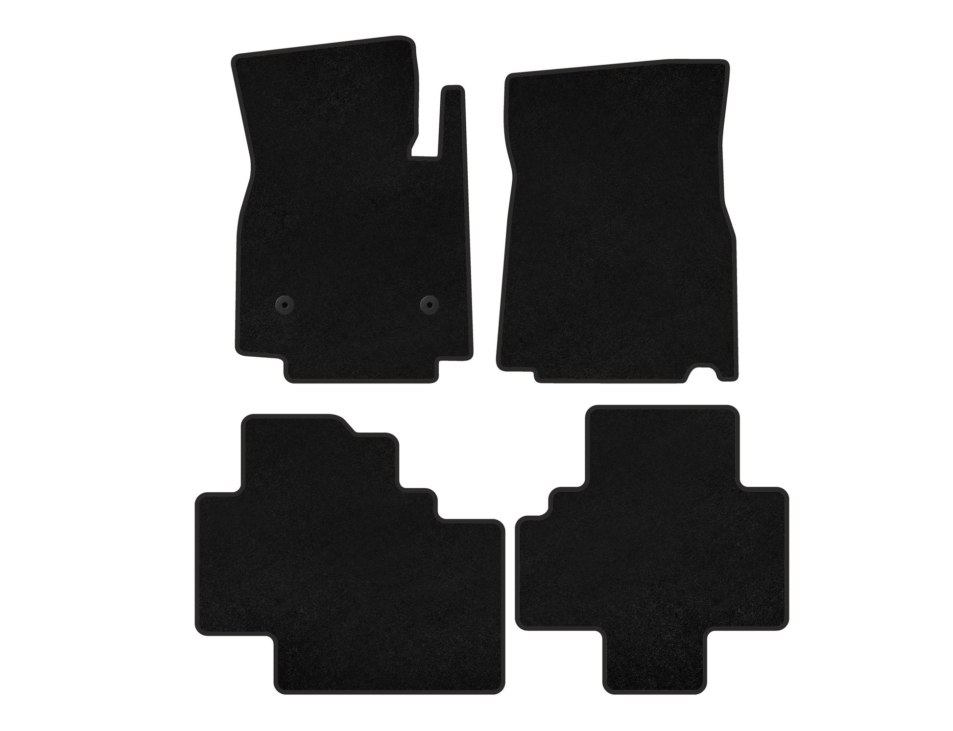 Deluxe Textile Floor Mats (EV, 2018-, Black) for BYD Tang 2018- - image 1