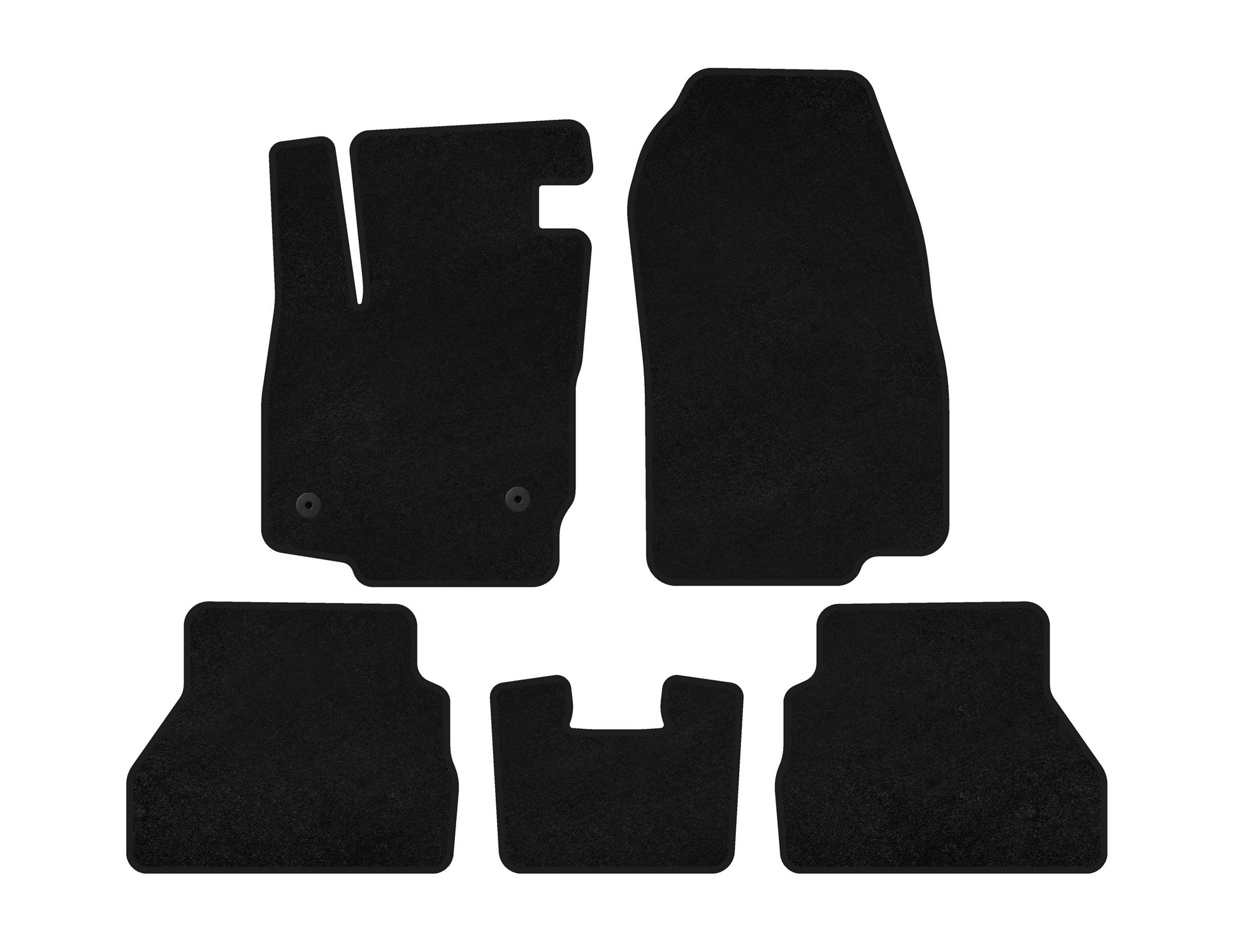 Textile Floor Mats Classic (Black) for Ford B-Max 2012-2017 - image 1