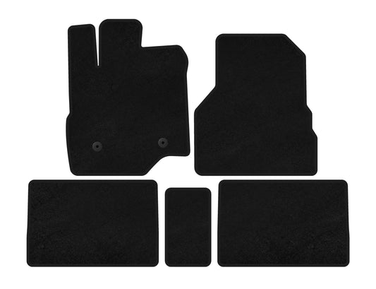 Textile Floor Mats Premium (Black) for GMC Terrain 2009-2017 - image 1