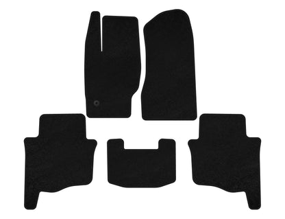 Textile Floor Mats Classic (Black) for Jeep Grand Cherokee WK 2004-2010 - image 1