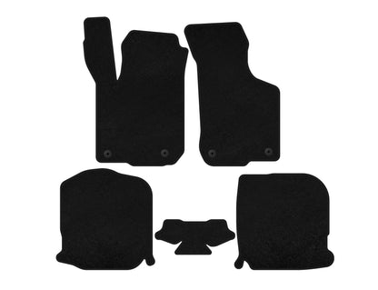 Textile Floor Mats Classic (HB, 3-Door, Black) for Audi A3 1996-2003 - image 1