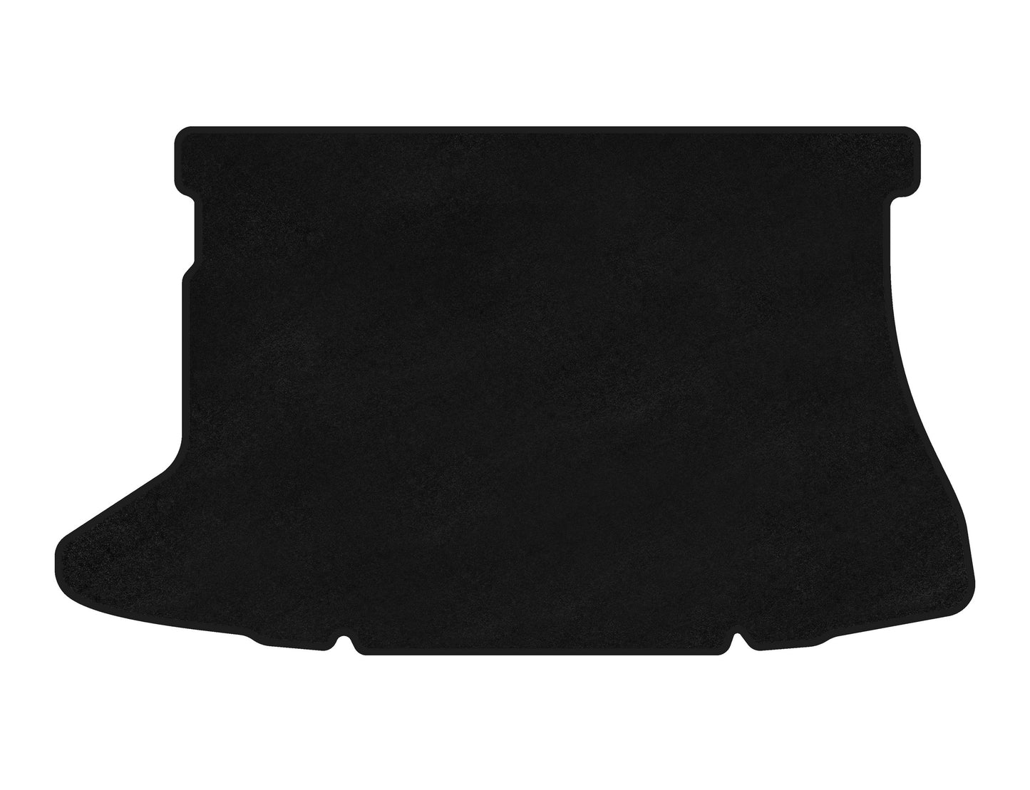 Premium Textile Trunk Mat (HB, Black) for Toyota Auris 2007-2012 - image 1