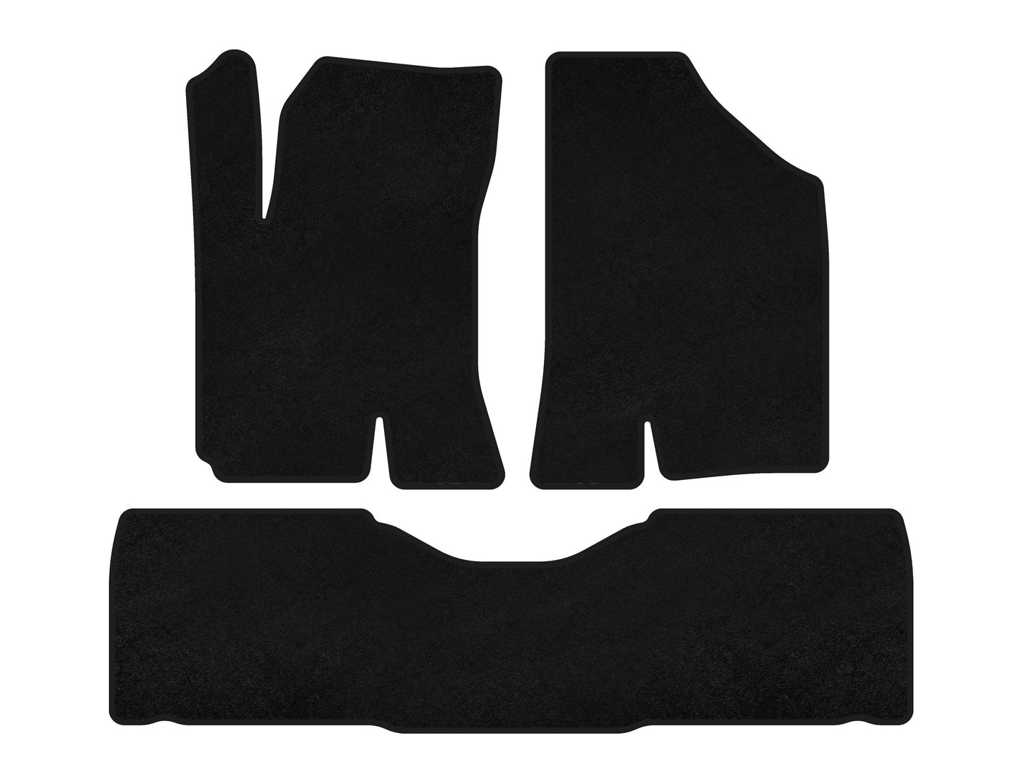 Textile Floor Mats Classic (6-Seater/Electric, Black) for Leopaard CS9EV 2017- - image 1