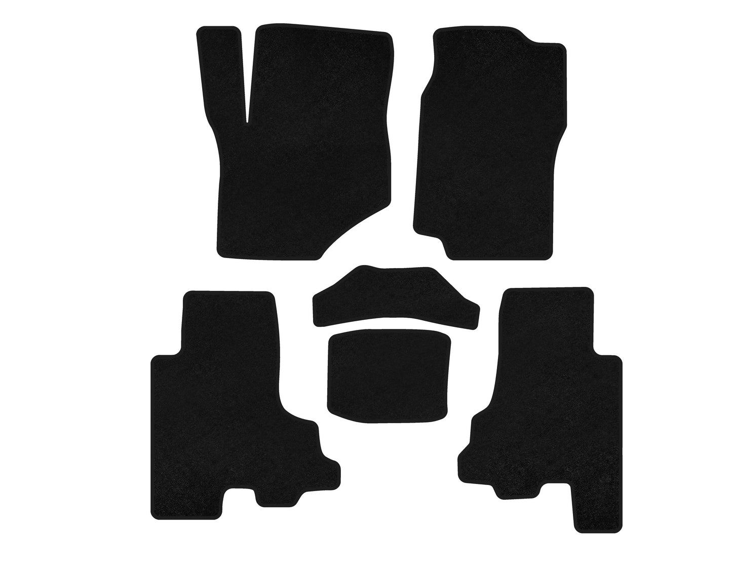 Textile mats Classic (Black) for Chevrolet Trailblazer 2002-2012 - image 1