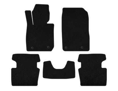 Textile Floor Mats Premium (2018+, Black) for Mazda CX-3 2015- - image 1