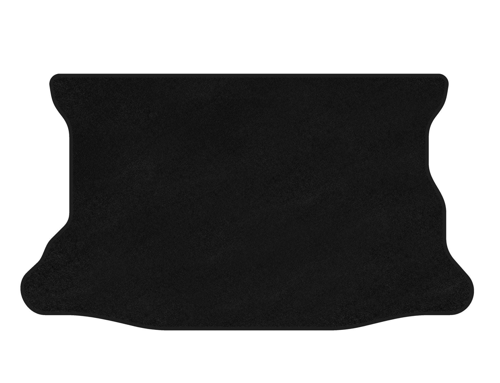 Premium textile trunk mat (2001-2008, HB, Black) for Honda FIT/Jazz 2002-2008 - image 1