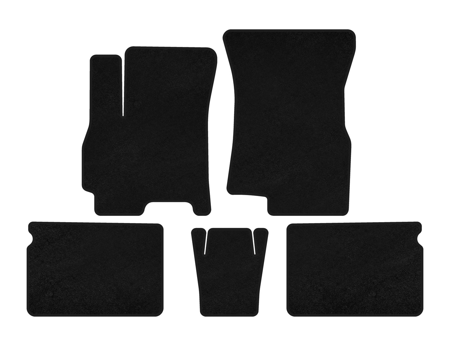 Textile Floor Mats Premium (Black) for Chery Tiggo 7 2016-2019 - image 1
