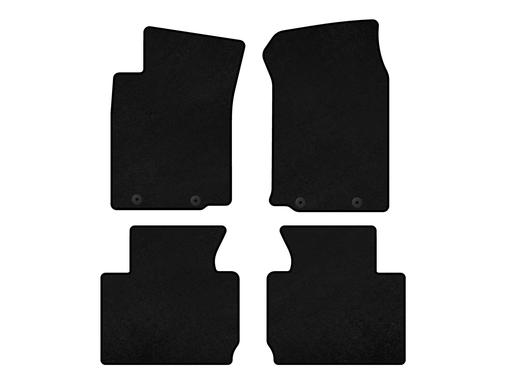 Textile Floor Mats Classic (black) for Toyota Tacoma 2004-2015 - image 1