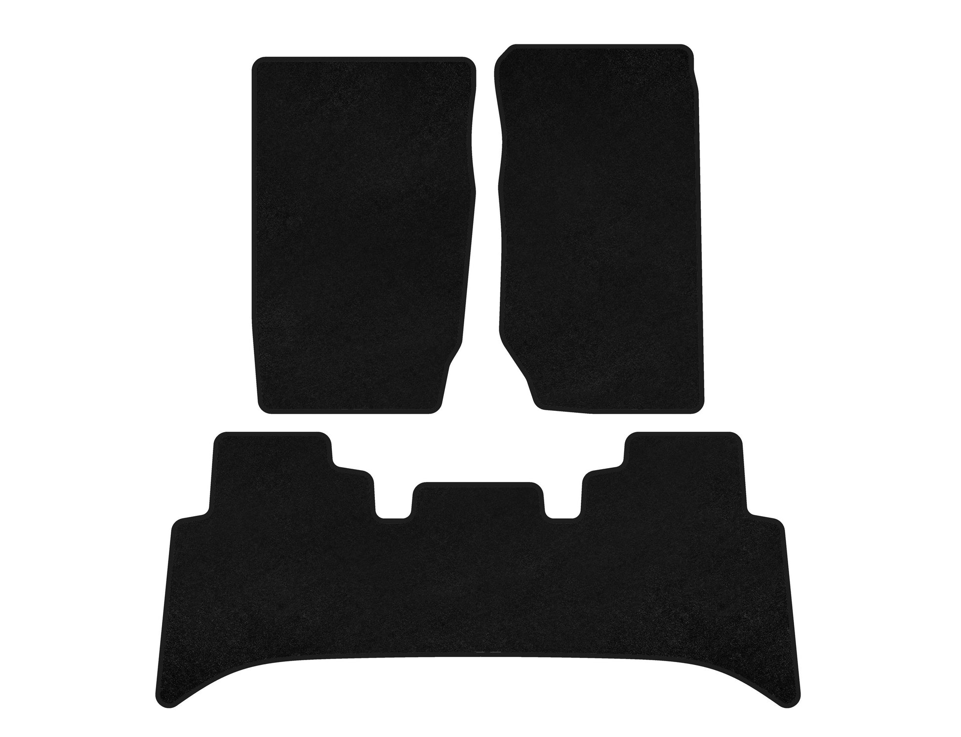 Textile Floor Mats Premium (Black) for Range Rover II P38A 1997-2002 - image 1