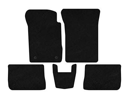 Textile Floor Mats Premium (SD, Black) for Renault Symbol 2008-2013 - image 1