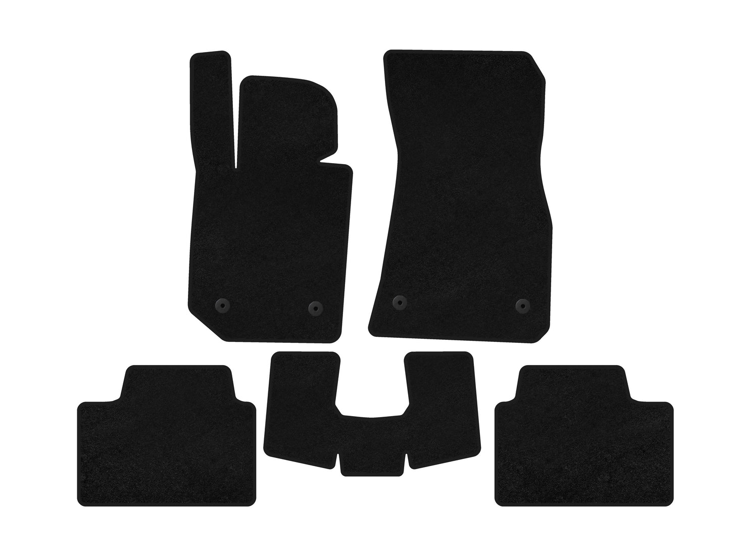 Textile Floor Mats Premium (black) for BMW 3 Series G20/G21 2018- - image 1