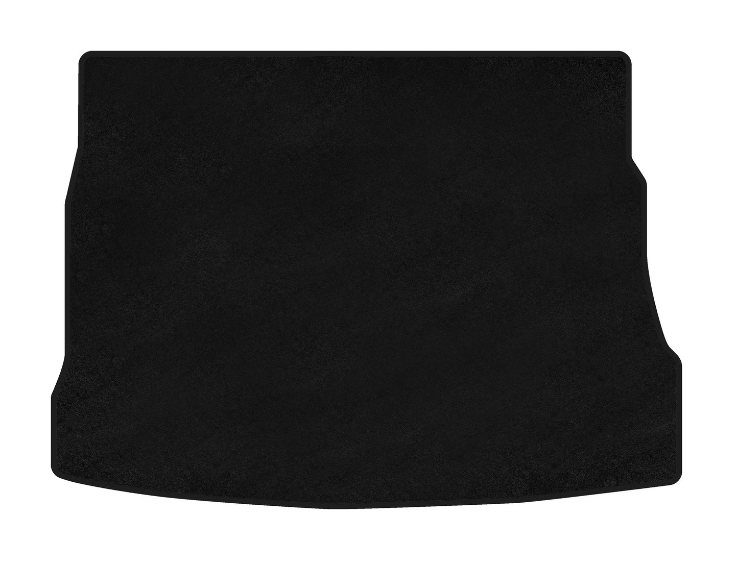 Premium Textile Trunk Mat (2009-2012, HB, Black) for Kia Ceed 2007-2012 - image 1