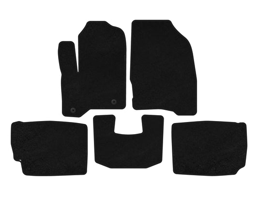 Textile Floor Mats Premium (2010-2012, Black) for Ford Taurus 2010-2019 - image 1