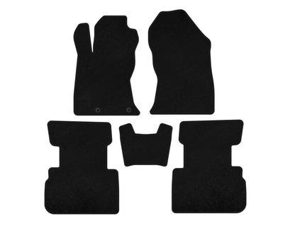 Textile Floor Mats Premium (Black) for Subaru Forester 2018-2024 - image 1