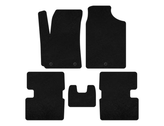 Textile Floor Mats Classic (HB, Black) for Kia Picanto 2016- - image 1