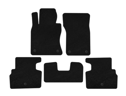 Textile Floor Mats Premium (SD, Black) for Infiniti Q50/Q60 2013-2024 - image 1