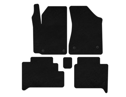 Textile Floor Mats Premium (HB, Black) for Geely GC-5 2010-2015 - image 1
