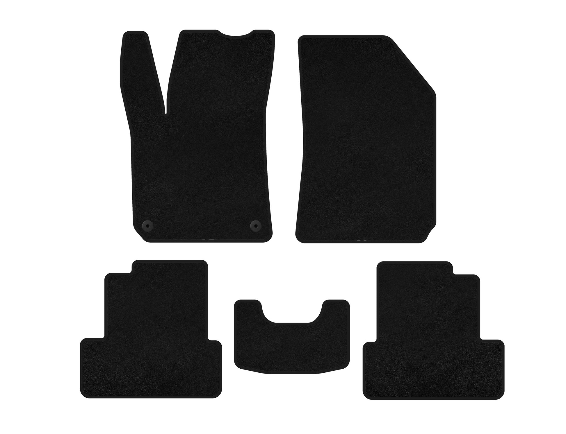 Textile Floor Mats Premium (black) for Peugeot 308 2014-2021 - image 2