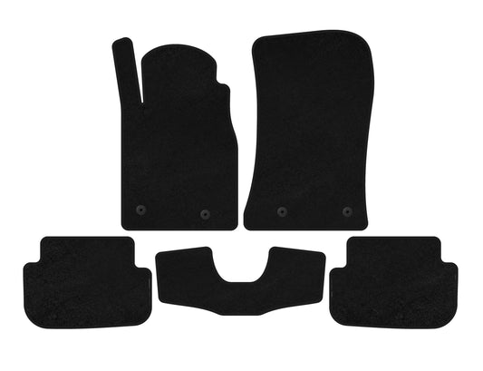 Textile Floor Mats Premium (Black) for Chevrolet Camaro 2009-2015 - image 1