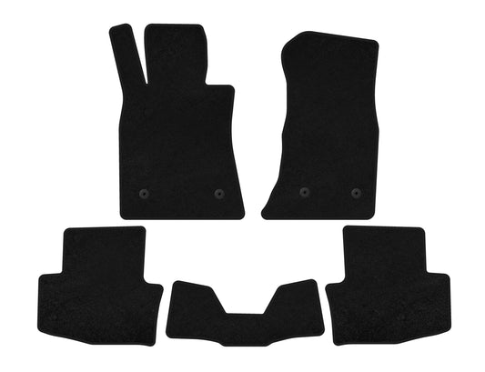Textile Floor Mats Classic (SD, Black) for Cadillac ATS 2012-2019 - image 1