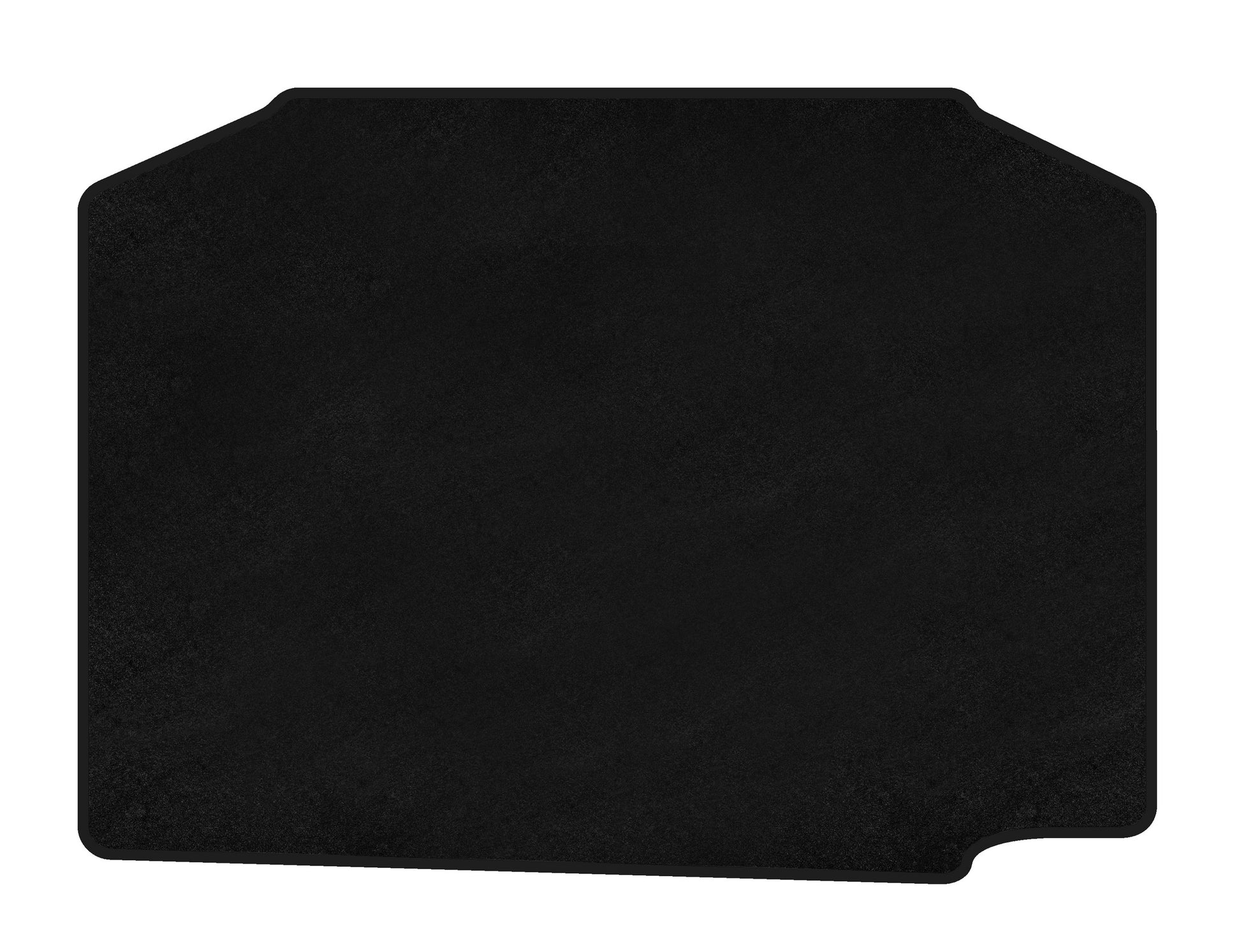 Trunk Mat Textile Classic (HB, Black) for Skoda Fabia 2007-2014 - image 1