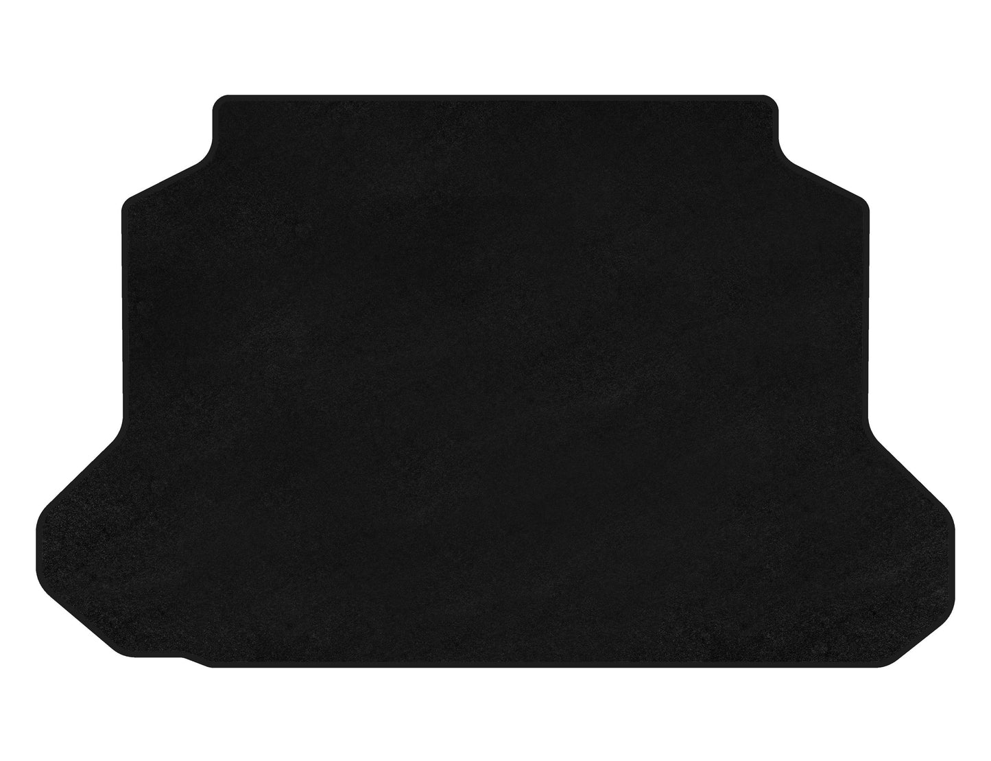 Premium Textile Trunk Mat (HB, Black) for Honda Civic Sedan VII 2001-2006 - image 1