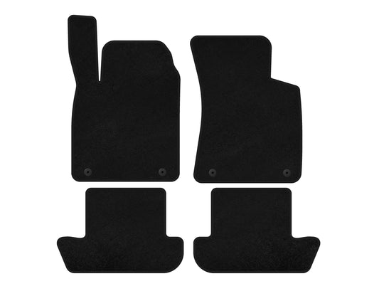 Textile Floor Mats Classic (Coupe, Black) for Audi ТТ 1998-2006 - image 1