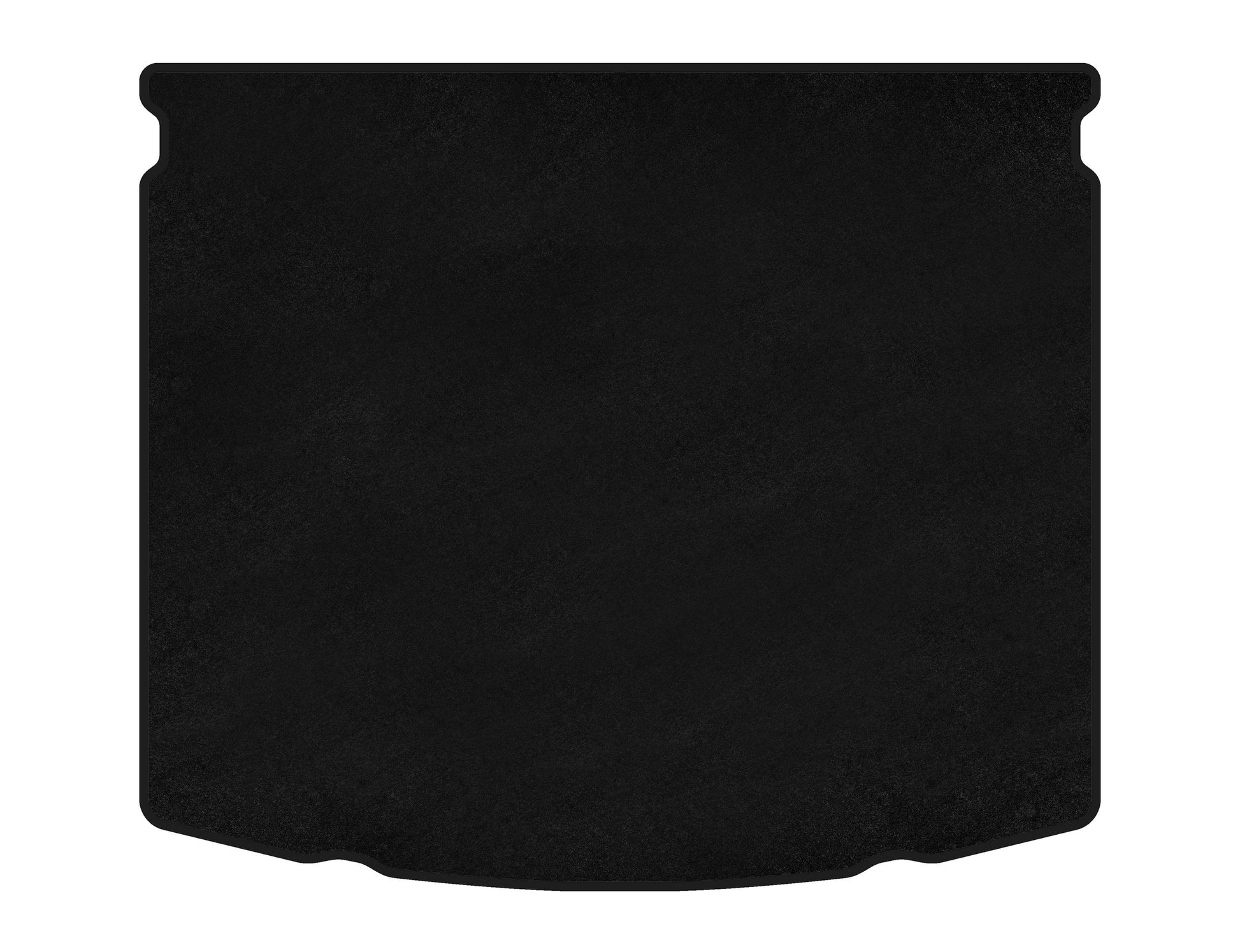 Trunk mat textile Premium (HB, Black) for Mazda 3 2013-2019 - image 1