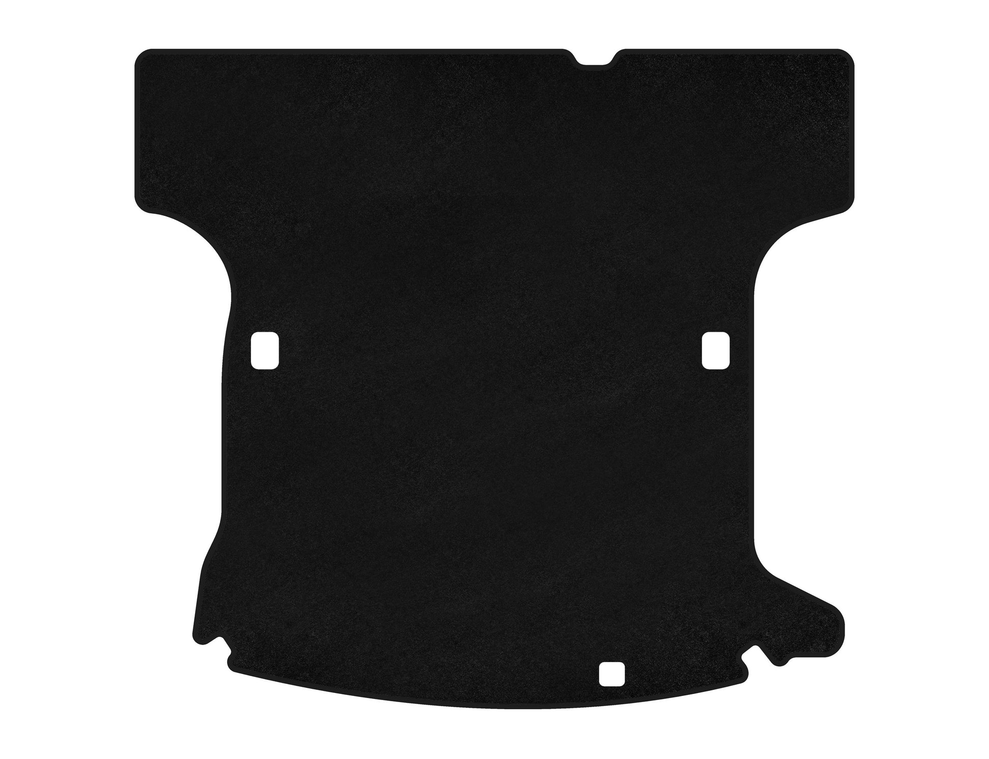 Trunk Mat Textile Classic (2005-2009, SW, 5-Seater, Black) for Renault Logan I 2005-2008 - image 1