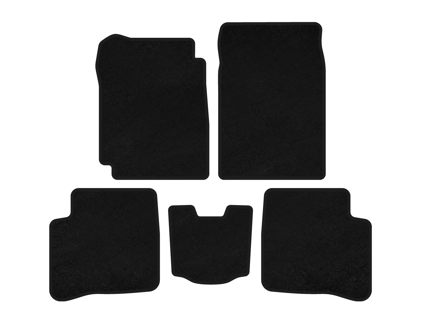 Textile Floor Mats Classic (Black) for FAW V-5 2009- - image 1
