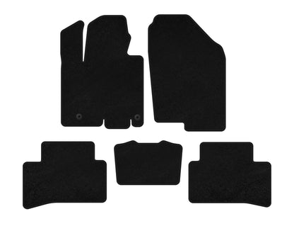 Textile Floor Mats Premium (Black) for Hyundai Tucson NX4 2021- - image 1