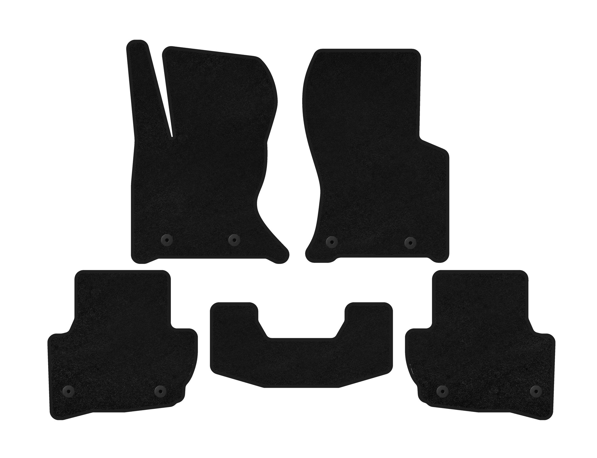 Premium textile rugs (Black) for Range Rover Velar 2017↗ - image 1
