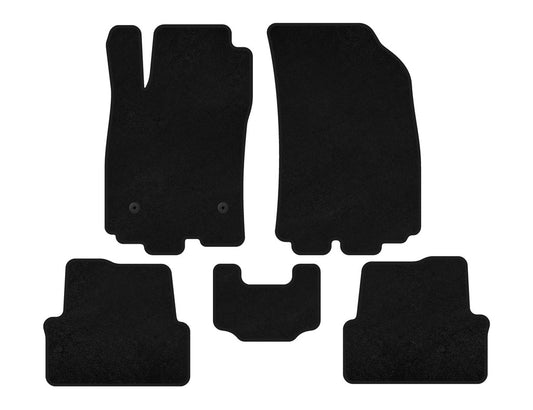 Textile Floor Mats Premium (HB, Black) for Chevrolet Sonic 2011-2022 - image 2