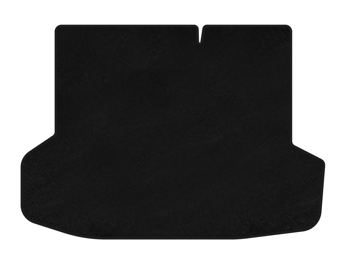 Trunk Mat Textile Premium (SD, Black) for Kia Rio 2005-2011 - image 1
