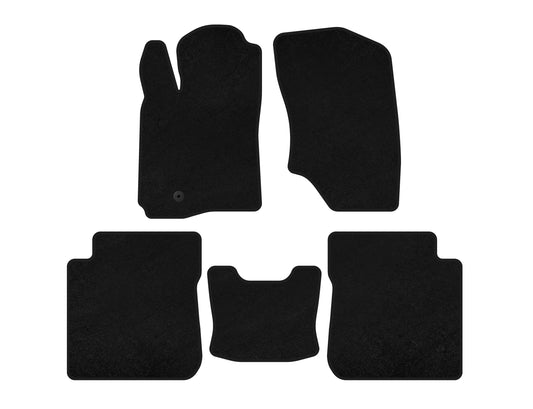 Premium textile mats (Black) for Mitsubishi Outlander 2001-2006 - image 1