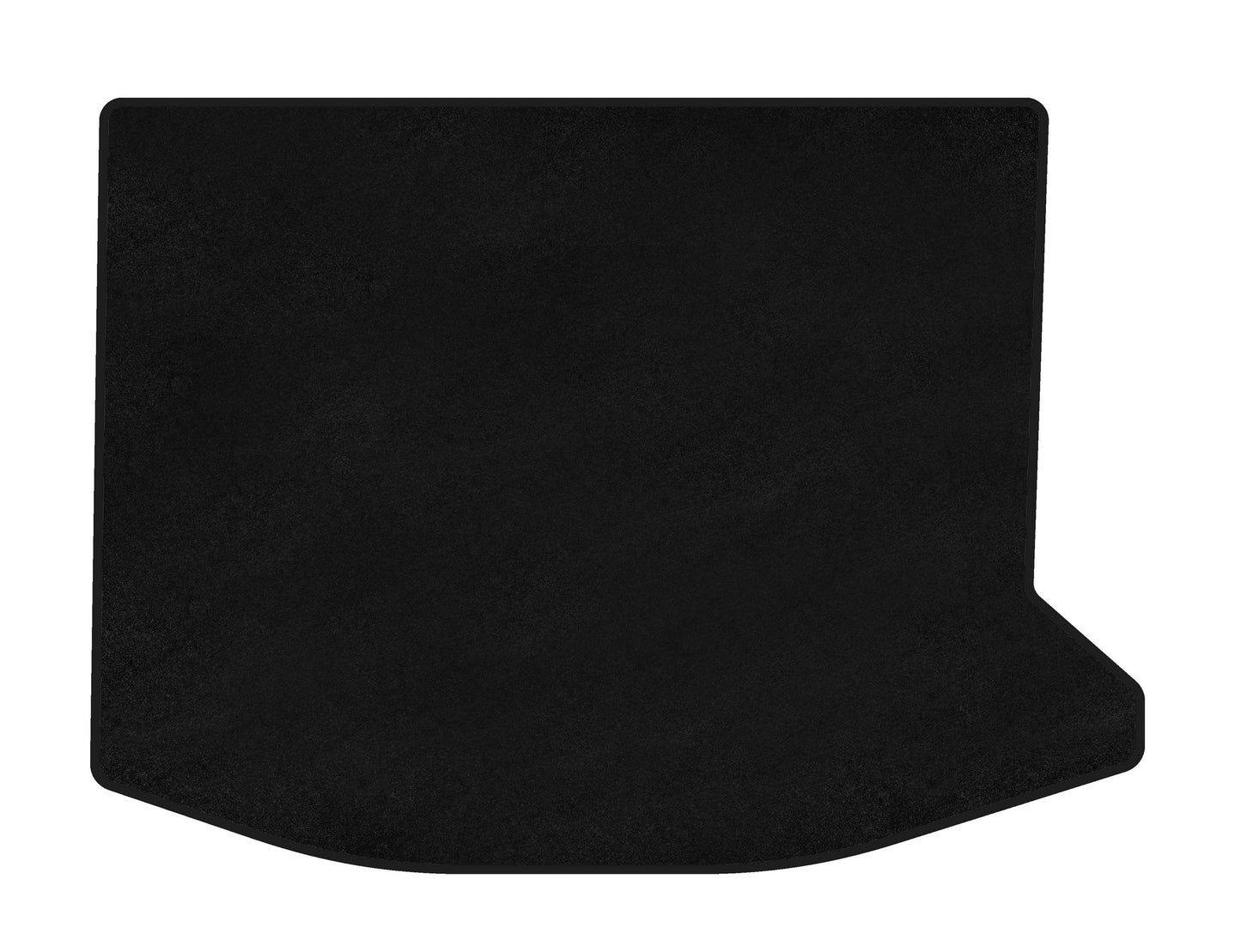 Trunk Mat Textile Classic (HB, Black) for Mazda 3 2003-2009 - image 1