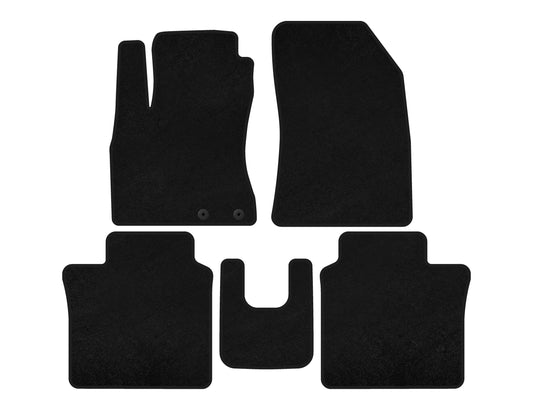 Textile Floor Mats Classic (HB, Black) for Nissan Note 2012-2020 - image 1