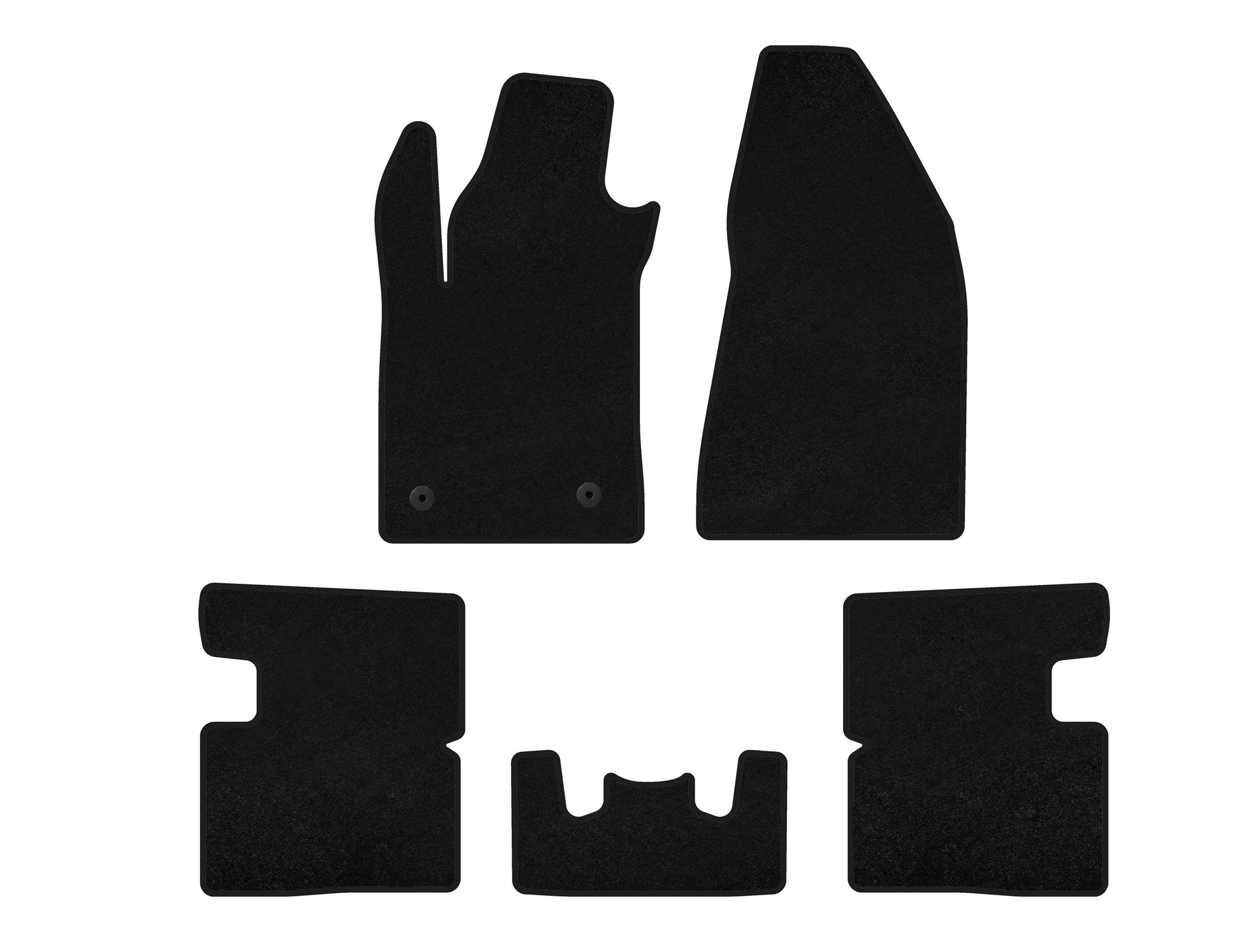 Textile Floor Mats Classic (Black) for Alfa Romeo Giulietta 2010-2020 - image 2