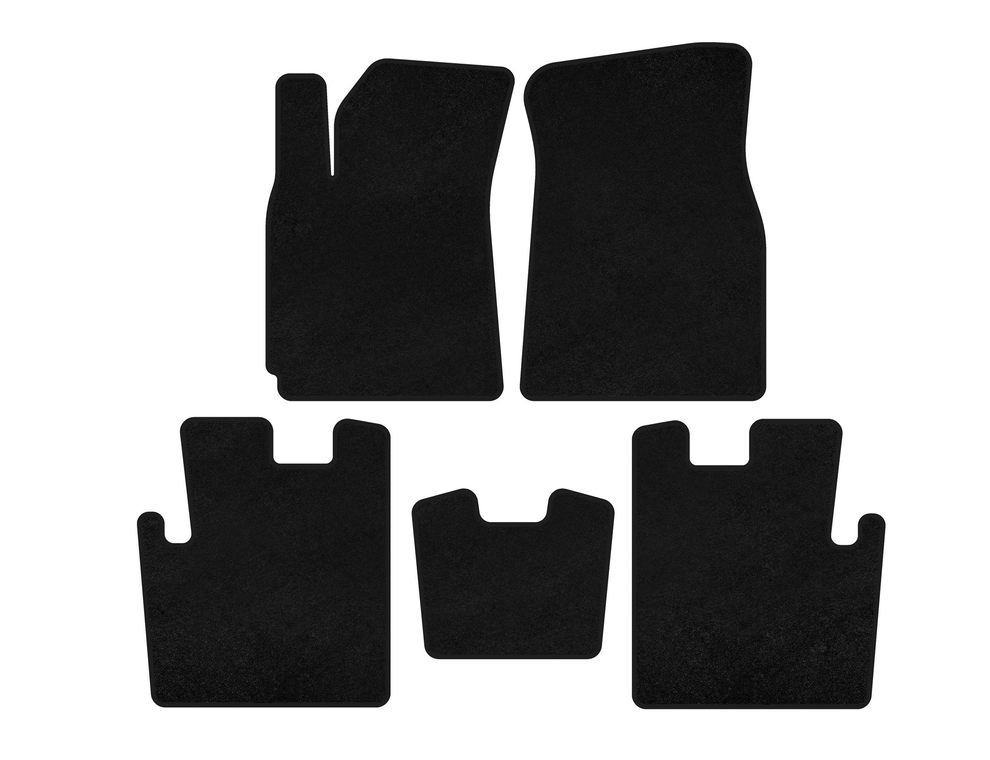 Textile Floor Mats Classic (2009-2013, Black) for Chery Tiggo 1 2005-2016 - image 1