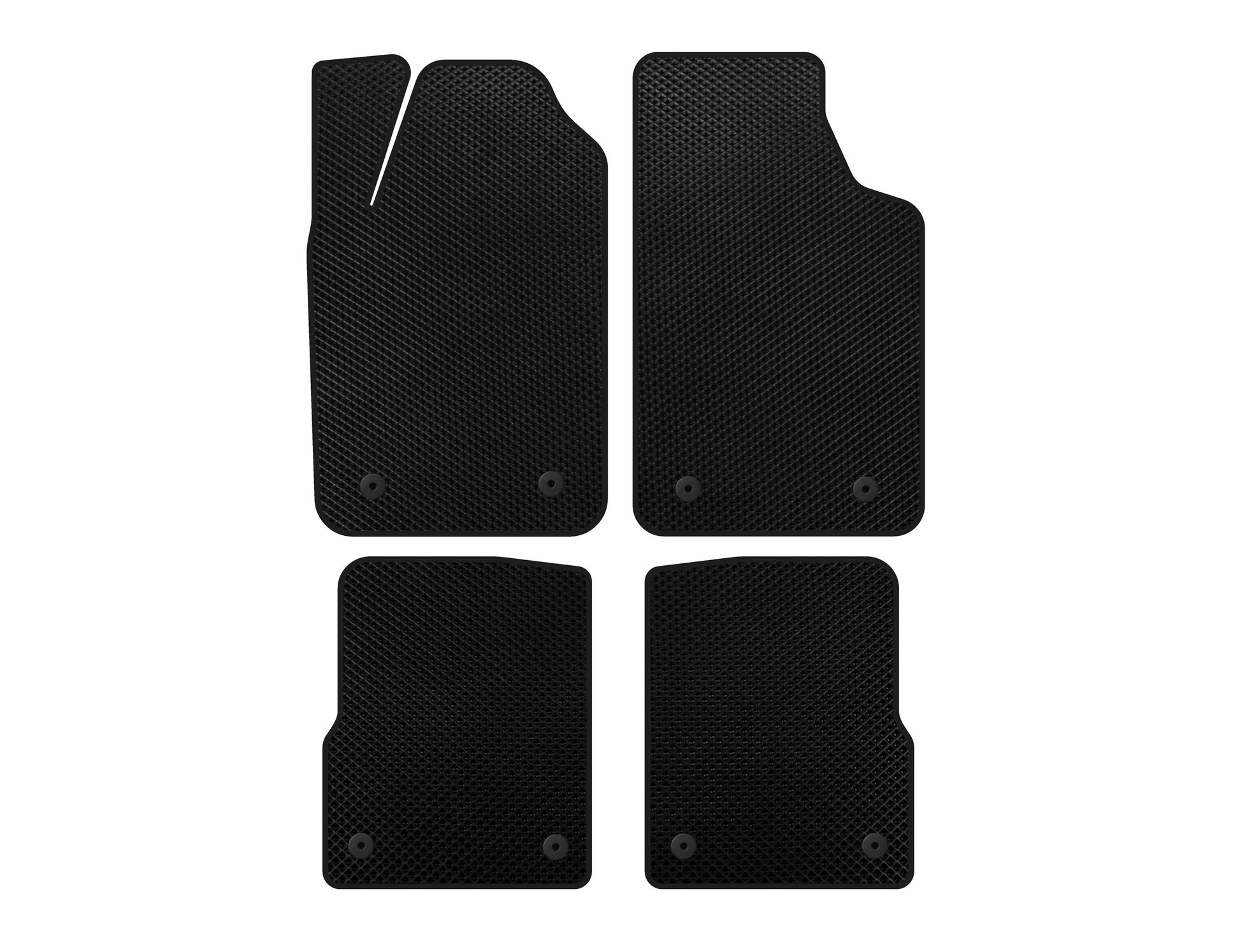 Premium textile mats (HB, Black) for Audi A2 1999-2005 - image 2