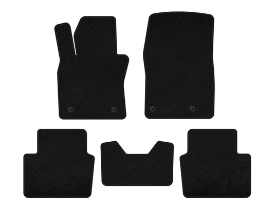 Textile Floor Mats Classic (HB, Black) for Mazda 3 2019- - image 1